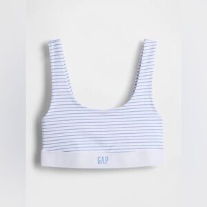 Gap Organic Stretch Cotton Logo Bralette